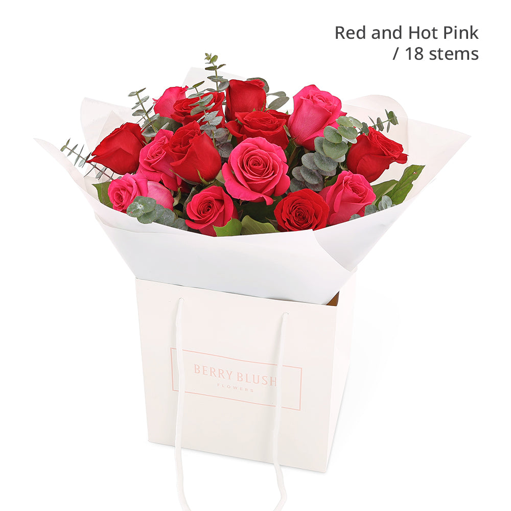 Rose Bouquet in a bag