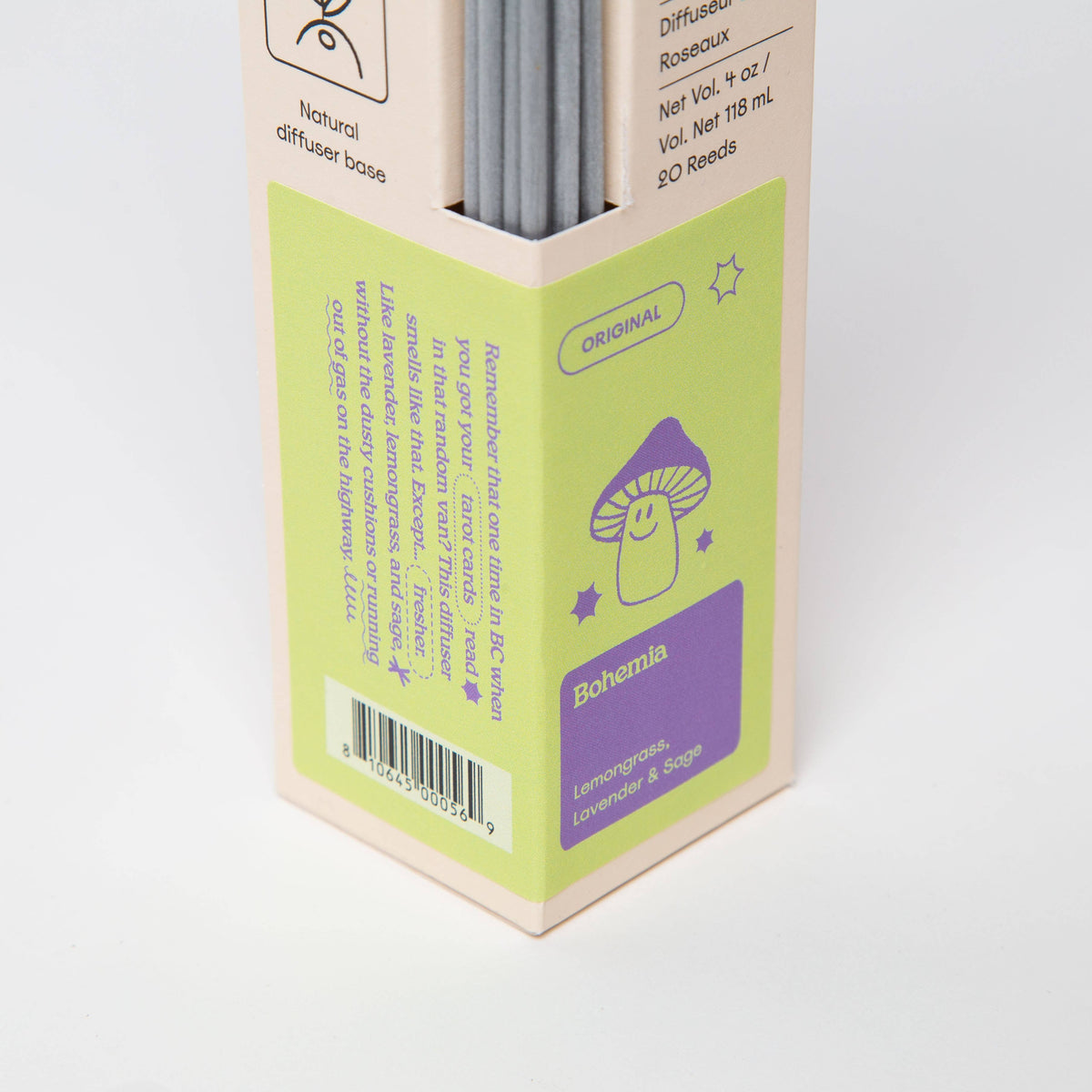 Bohemia - Lemongrass, Lavender & Sage 4oz Reed Diffuser