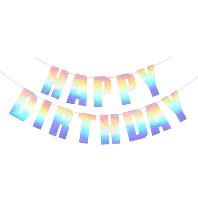 Happy Birthday Letter Garland (7 Colour Option)