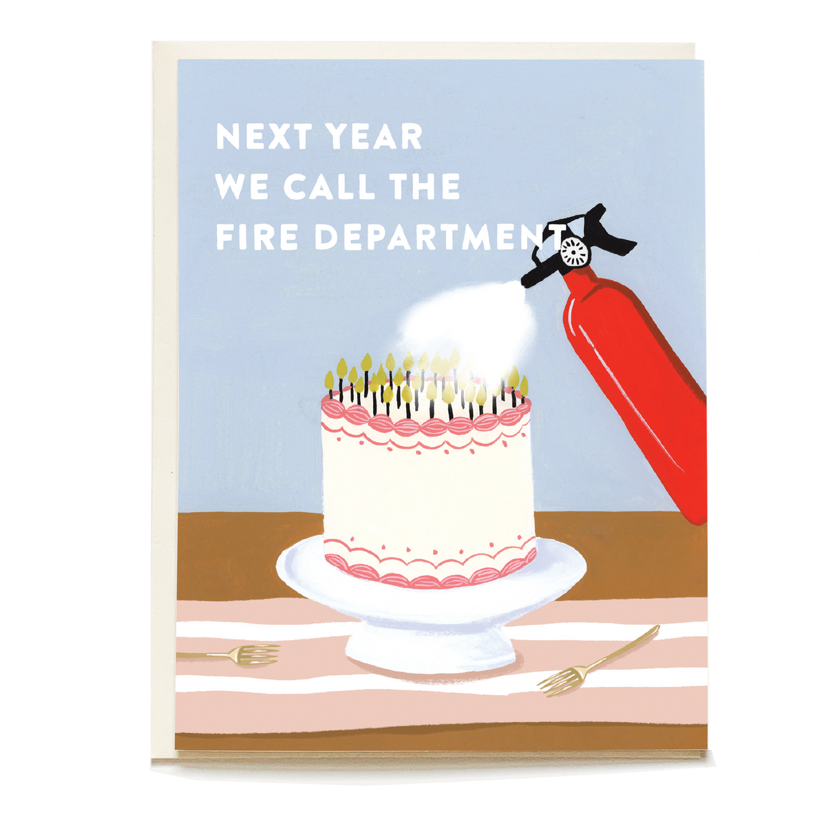 Too Many Candles Birthday Card | Fire Extinguisher