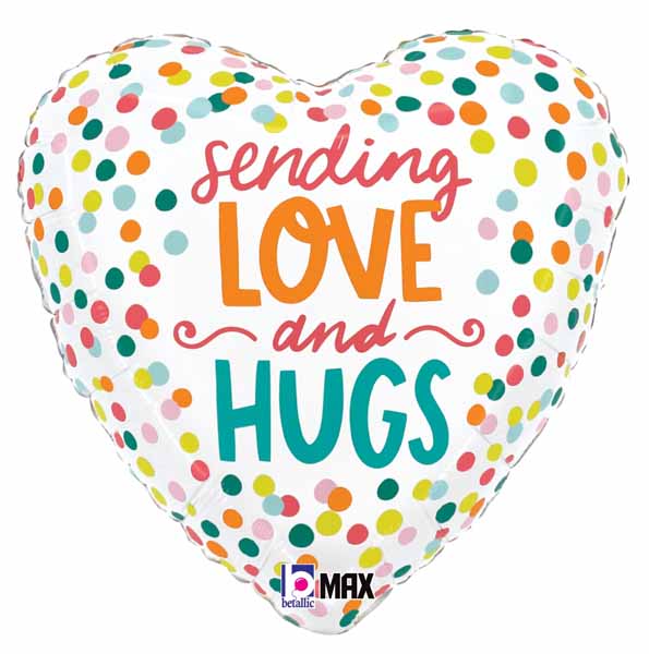 18" Sending Love & Hugs