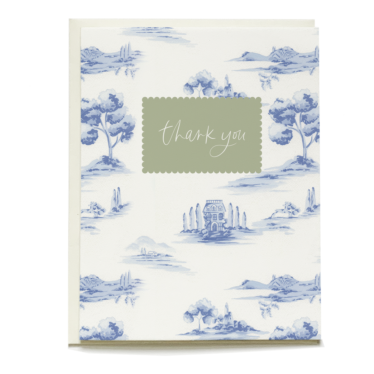 Countryside Thank You Card | Toile