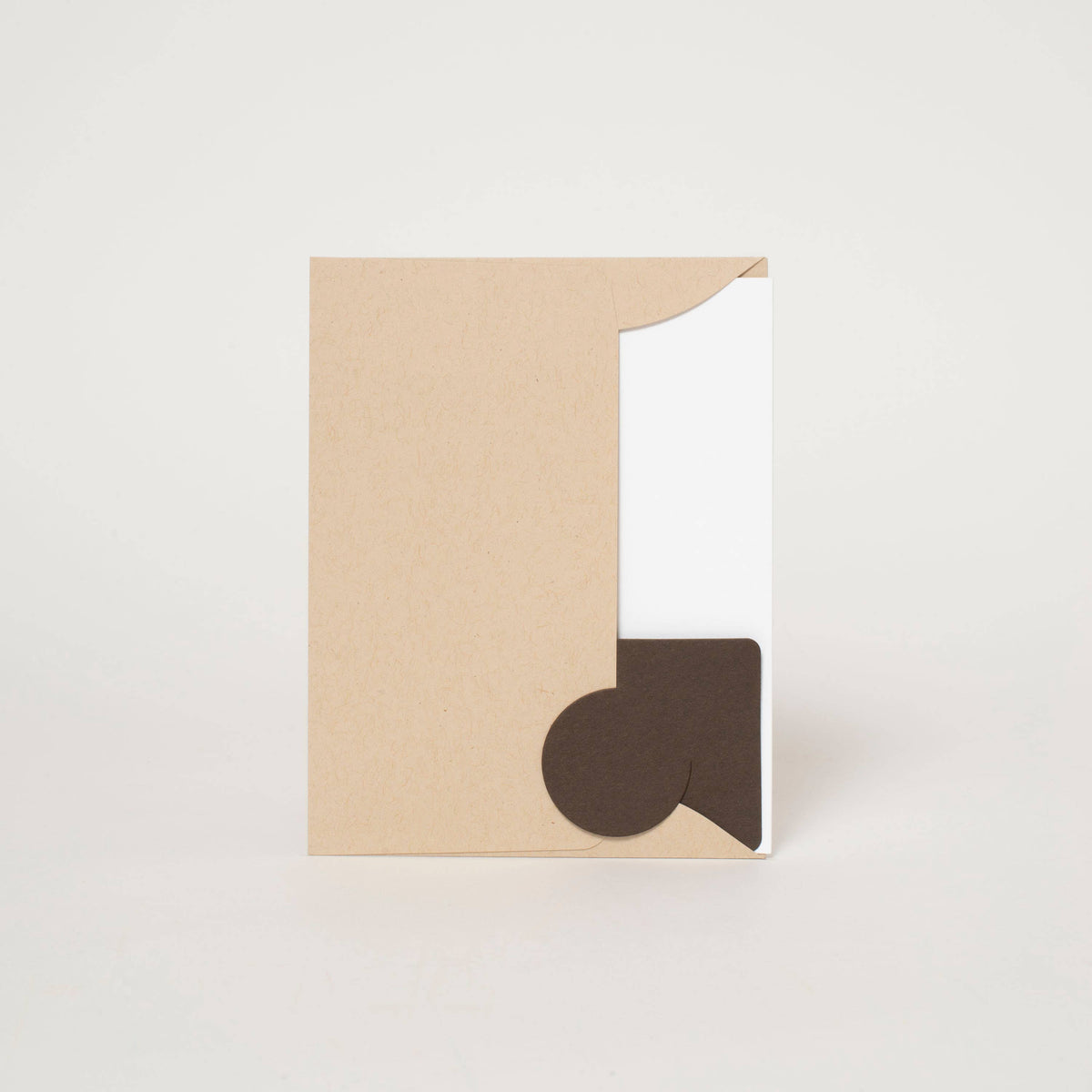 Thinking of You Lilies Letterpress Greeting Card by Egg Press