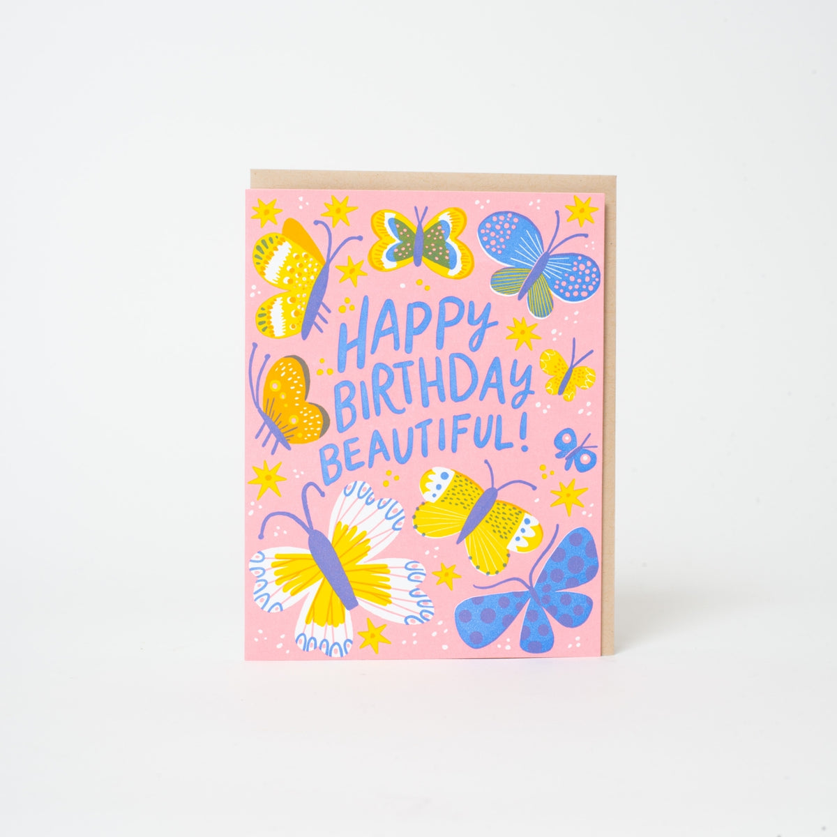 Butterfly Birthday Letterpress Card