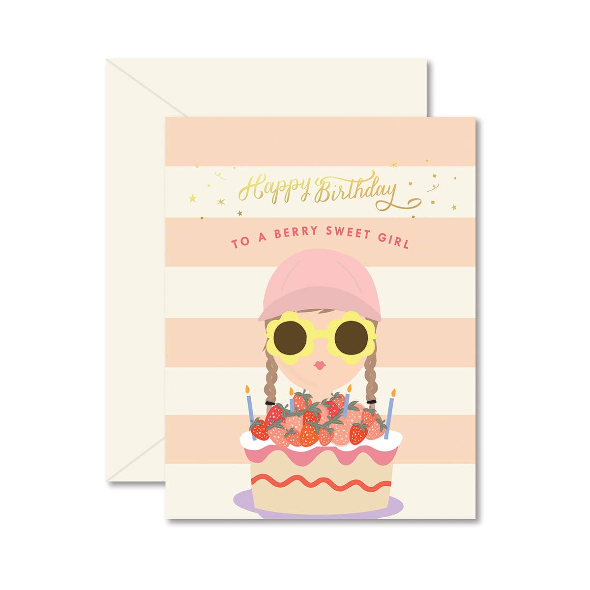 Berry Sweet Girl Birthday Card