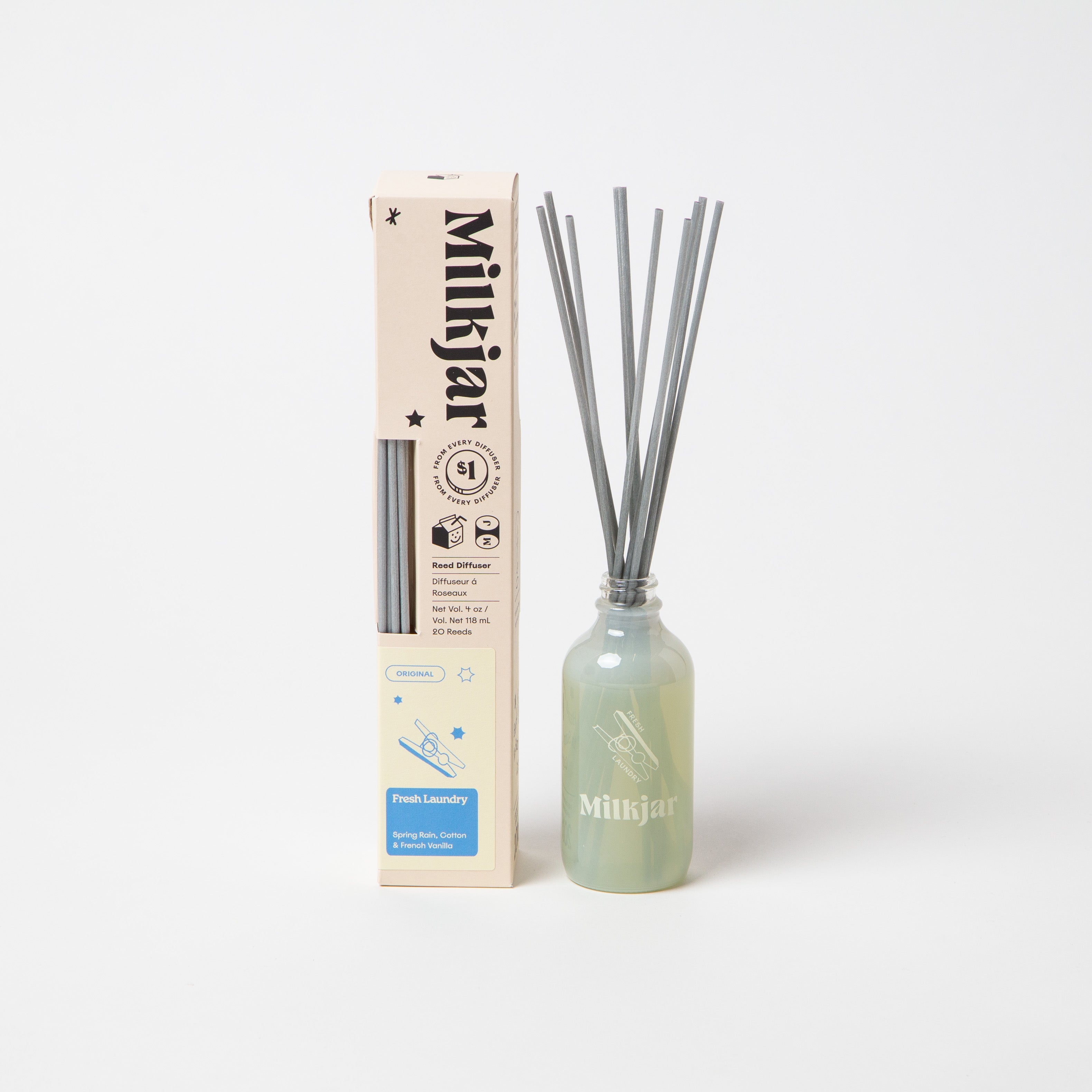 Milk Jar Reed Diffuser