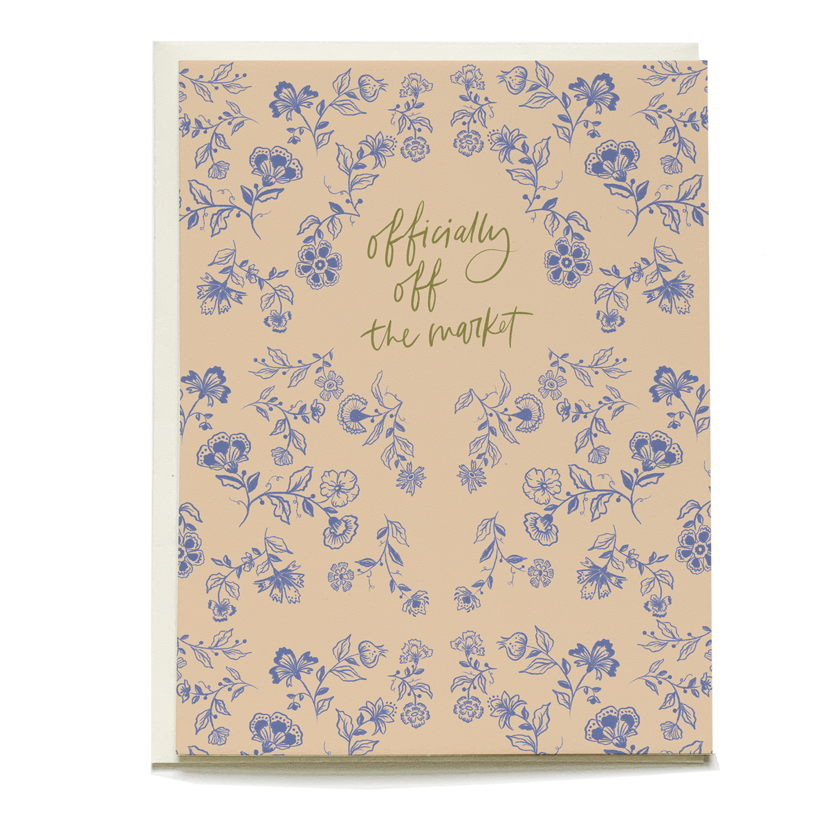 Block Print Wedding Card | Penelope