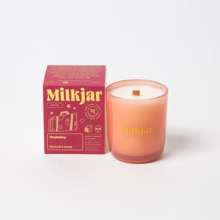 Milk Jar Candle - Darjeeling