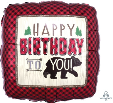 17" Little lumberjack birthday