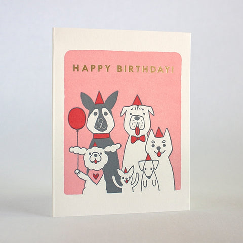 Birthday Dog Squad Card