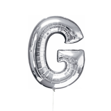 34" Silver Letter Foil Balloon