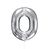 34" Silver Letter Foil Balloon