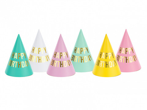 Party hats Happy Birthday