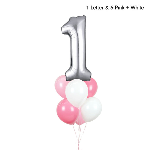Silver Number Bouquet (1 to 5)