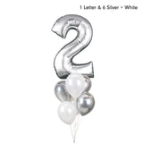 Silver Number Bouquet (1 to 5)