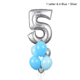 Silver Number Bouquet (1 to 5)